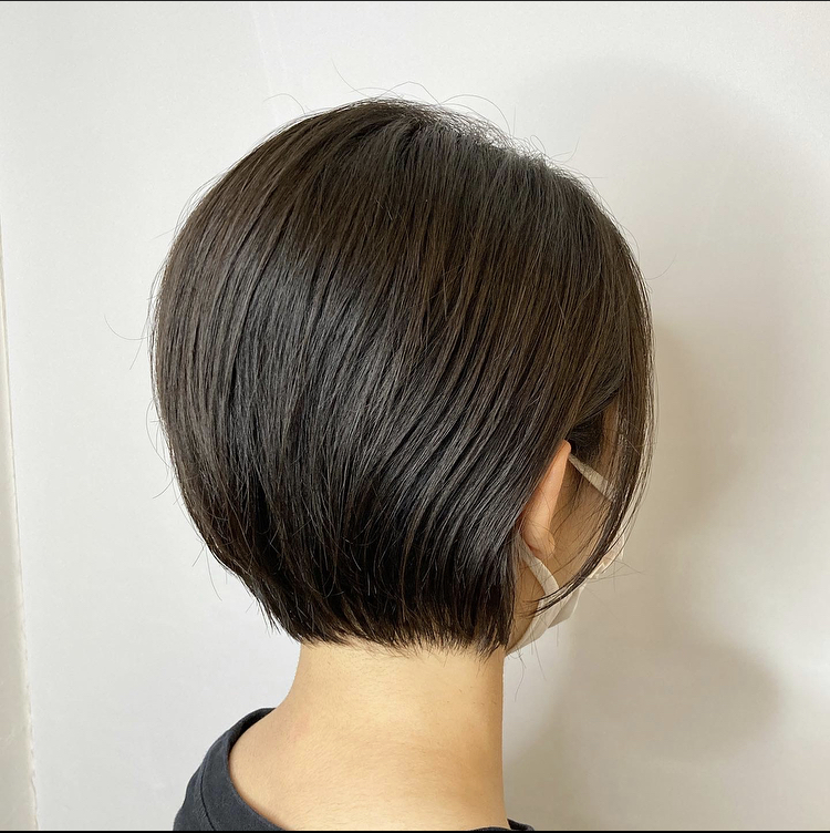 襟足すっきりショートボブ Hair 千葉市稲毛区の美容室 Rocca Hair Innovation Nana By Rocca